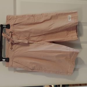 Vintage Gene's 1891 original flat front slim fit blush pink shorts size 28